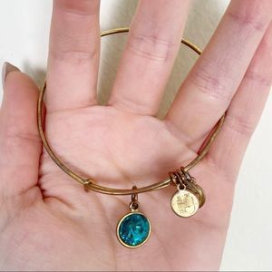 Alex and Ani December Birthstone Gold Bracelet